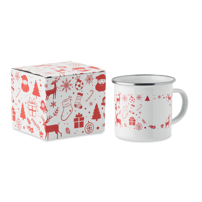 Christmas Enamel Mug 300Ml