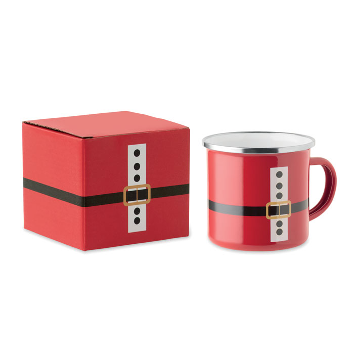 Santa Enamel Vintage Mug 300Ml