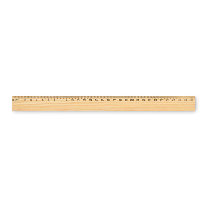 Wooden Ruler 30Cm