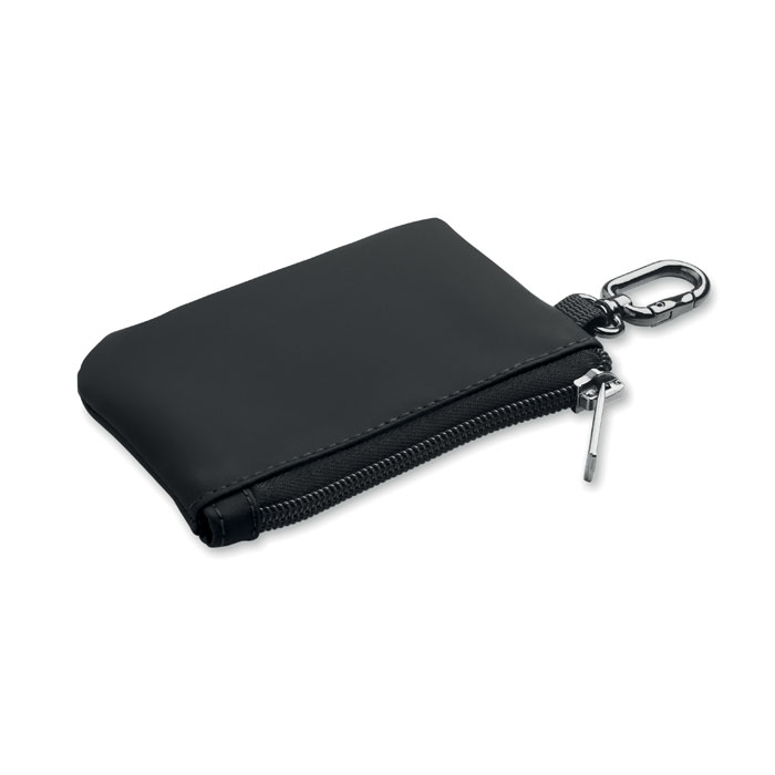 Pu Key Case Wallet W/Carabiner