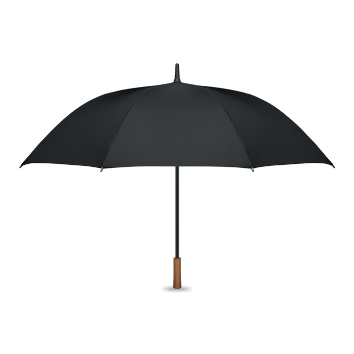 27" Auto Umbrella Wood Handle