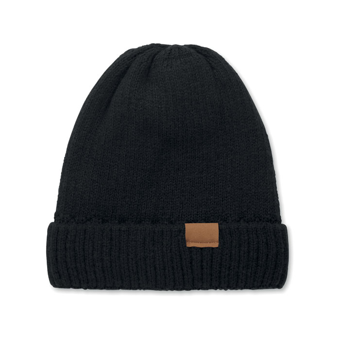 Knitted Beanie With Cuff