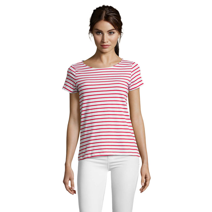 Miles Women Striped T-Shirt