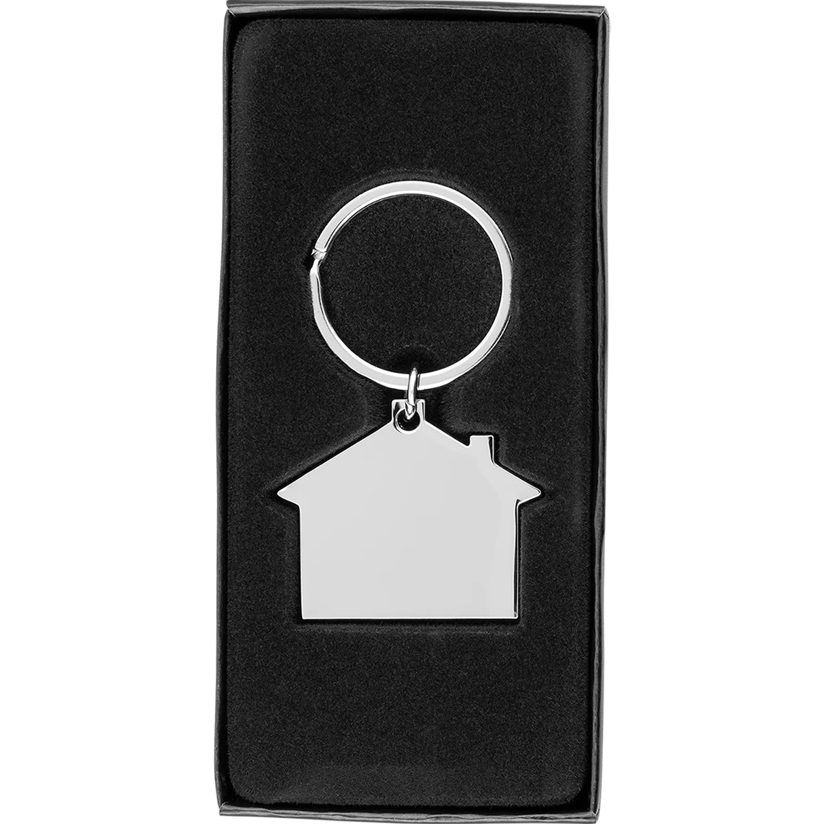 House Keyring - All Silver
