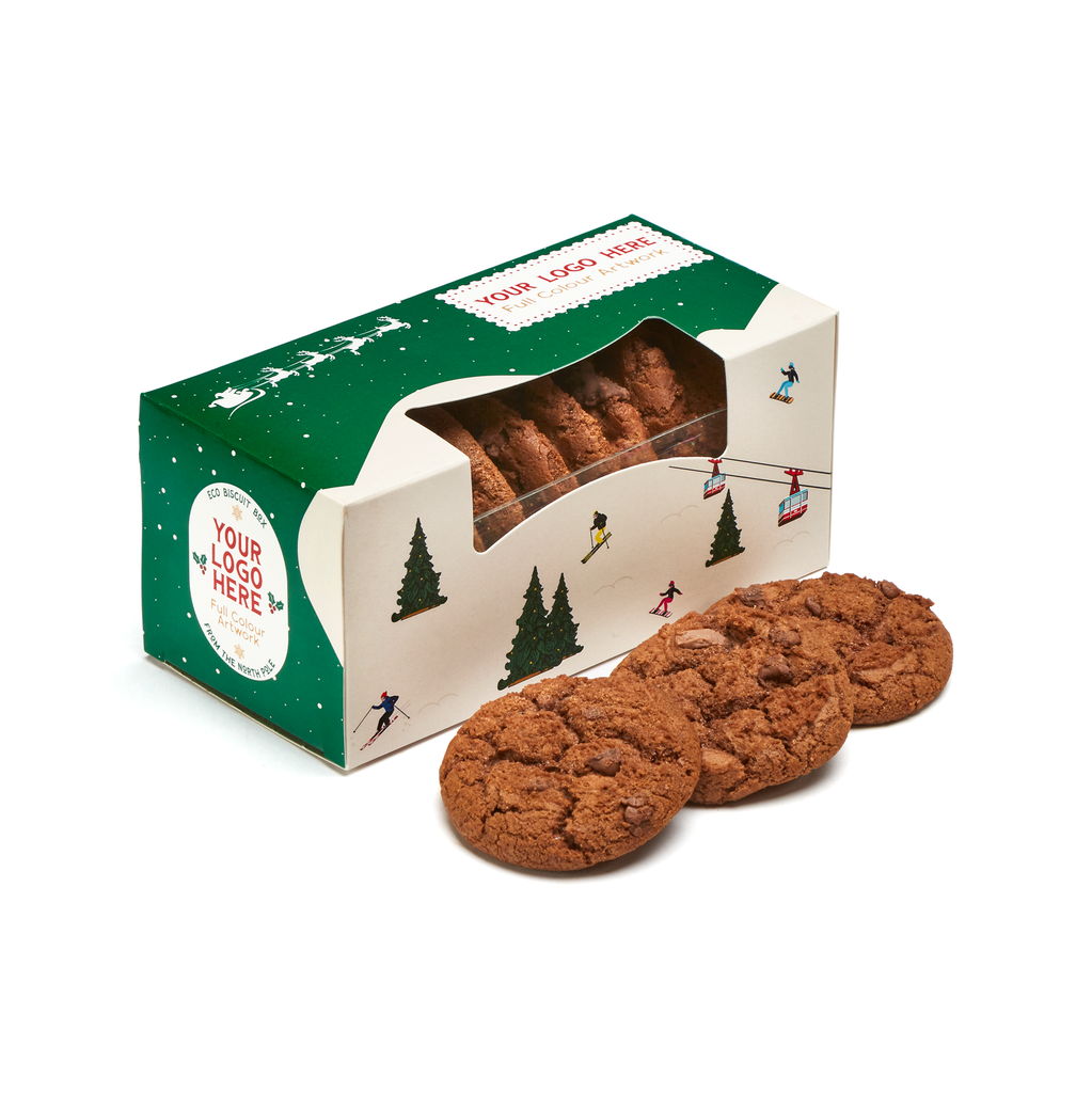 Eco Biscuit Box - Triple Chocolate Chip Biscuits