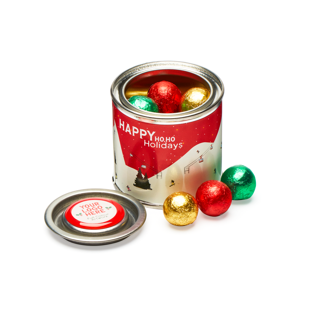 Small Paint Tin - Solid Chocolate Balls