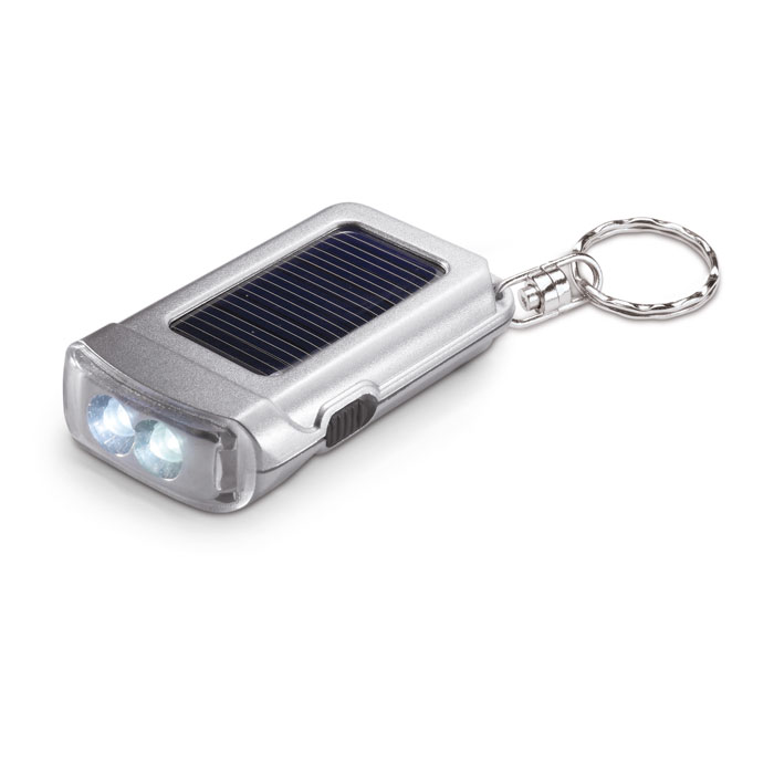 Solar Powered Torch Key Ring