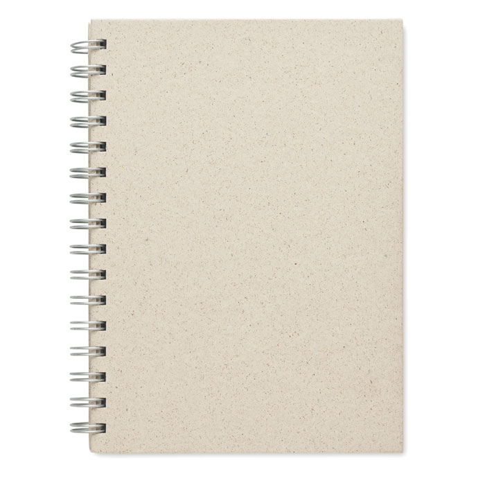 A5 Grass Notebook 80 Lined