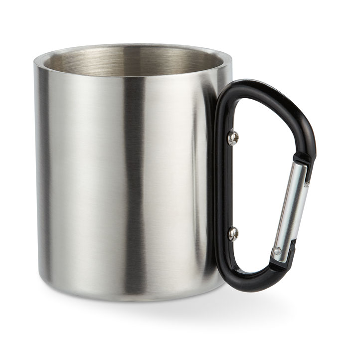 Metal Mug & Carabiner Handle