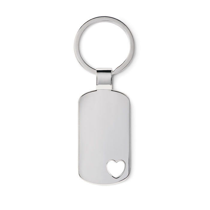 Key Ring With Heart Detail