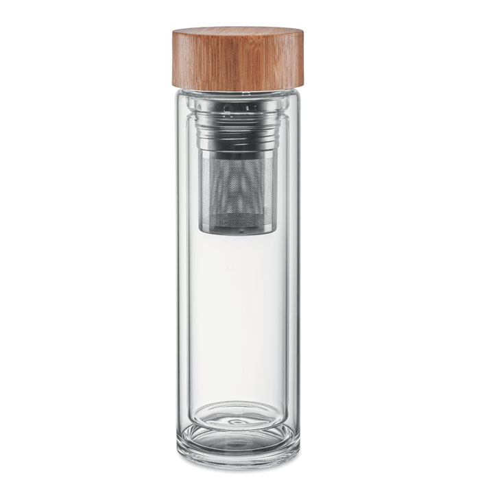 Double Wall Glass Bottle 420Ml