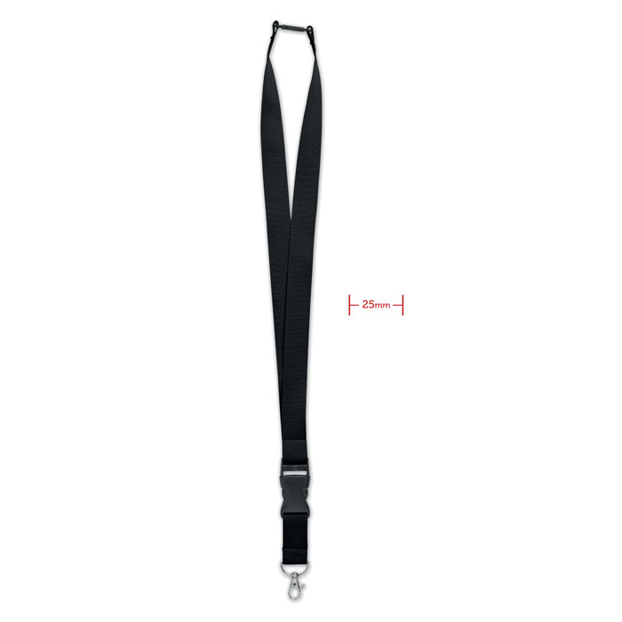 Lanyard With Metal Hook 25Mm
