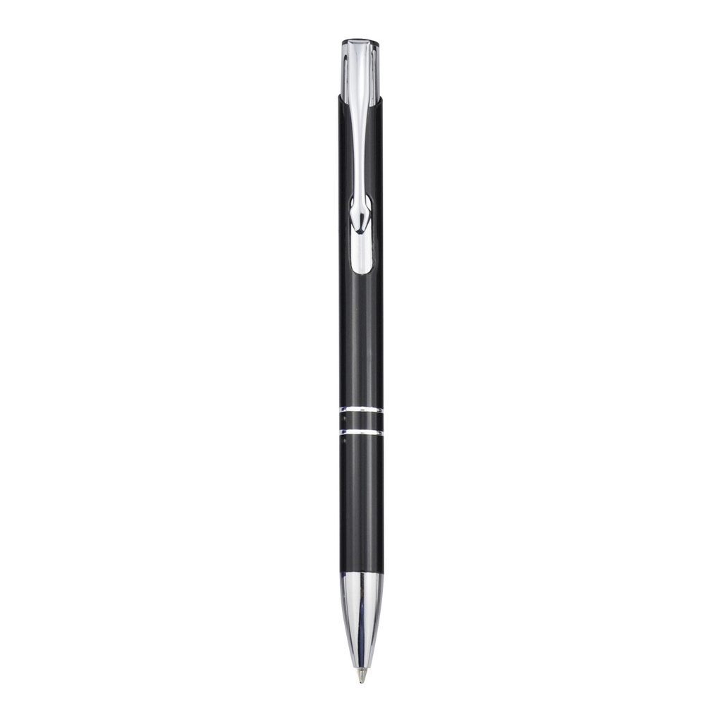 Moneta aluminium click ballpoint pen (blue ink)