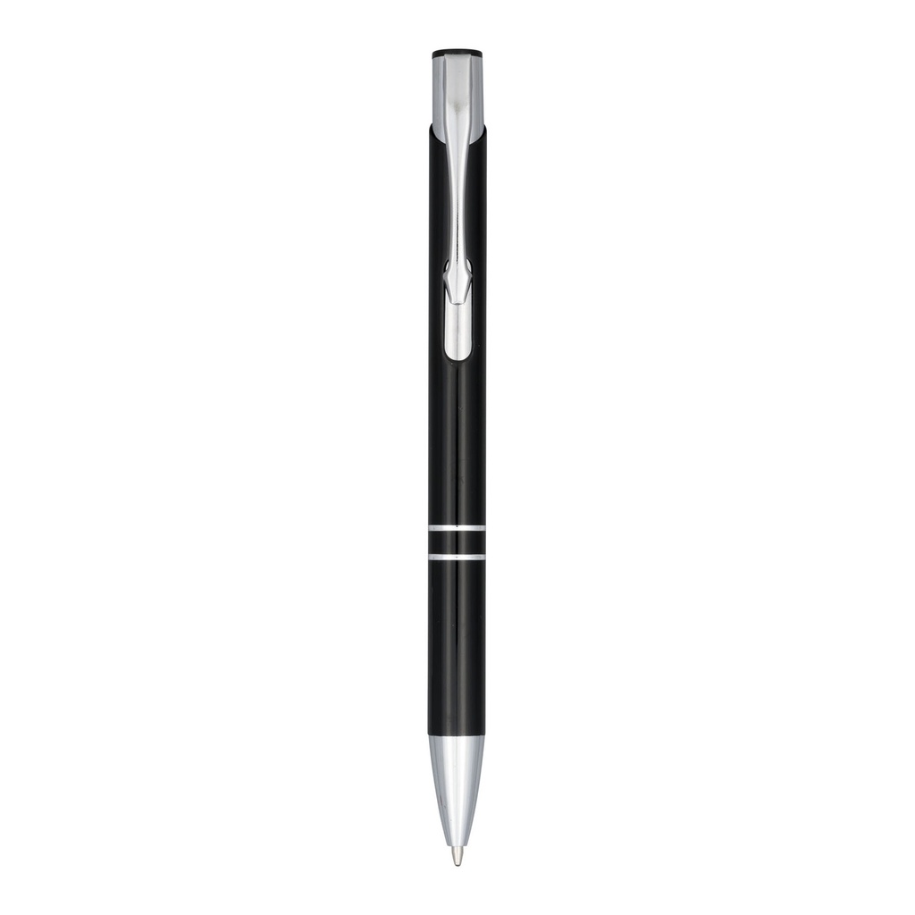 Moneta anodized aluminium click ballpoint pen (blue ink)