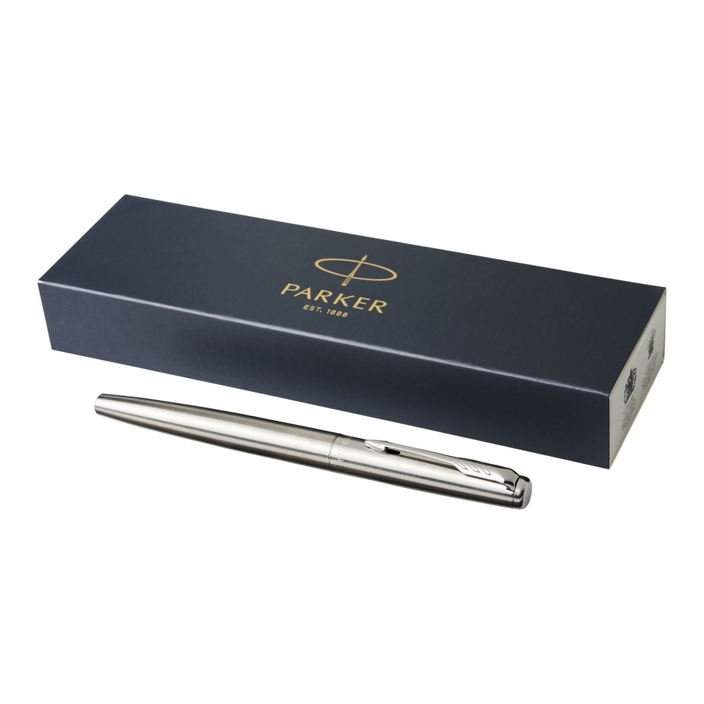 Parker Jotter stainless steel fountain pen (blue ink)