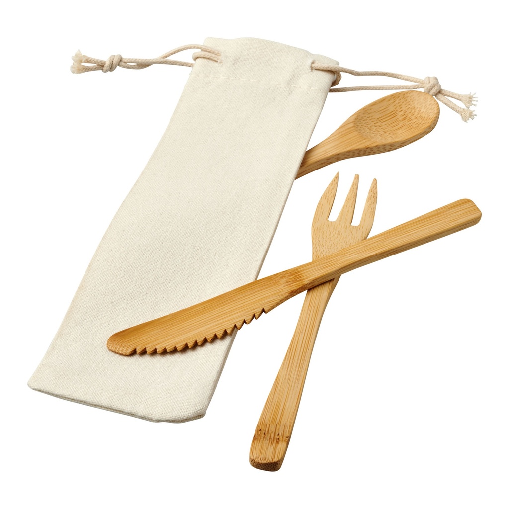 Celuk bamboo cutlery set