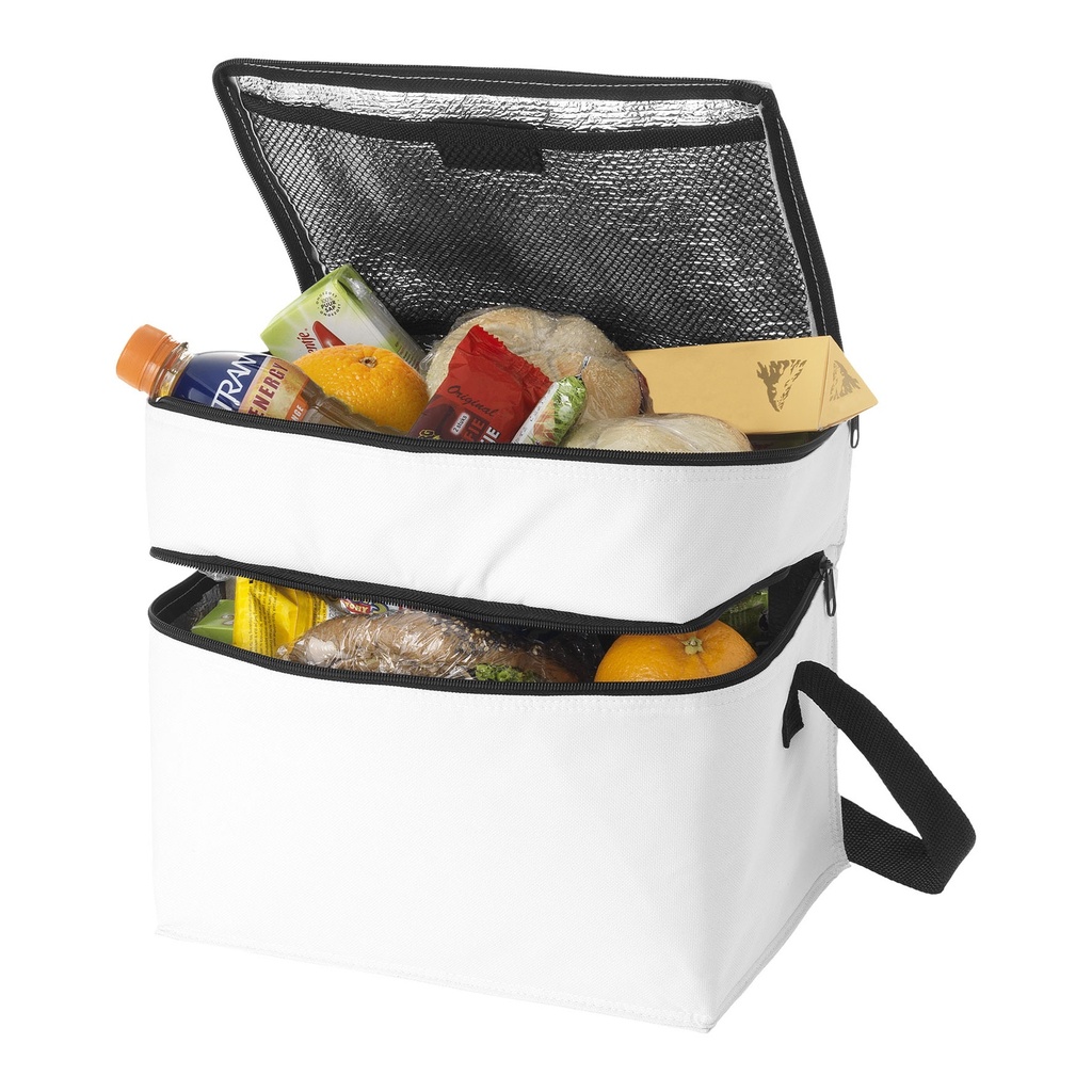 Oslo 2-zippered compartments cooler bag 13L