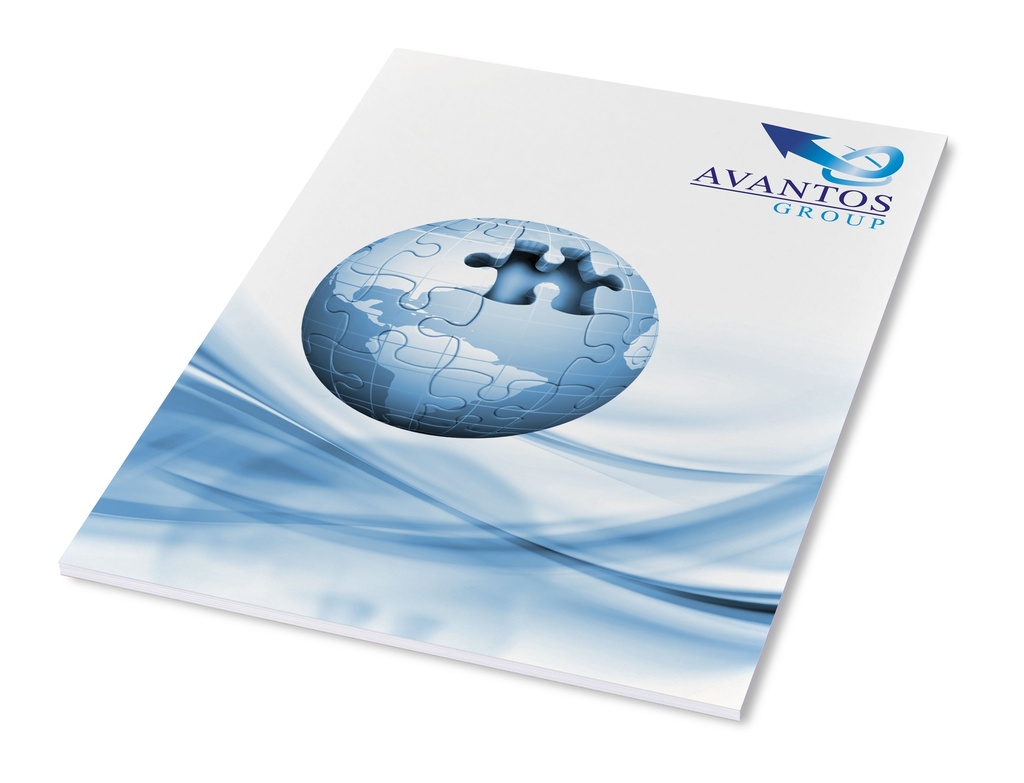 Desk-Mate® A4 notepad wrap over cover