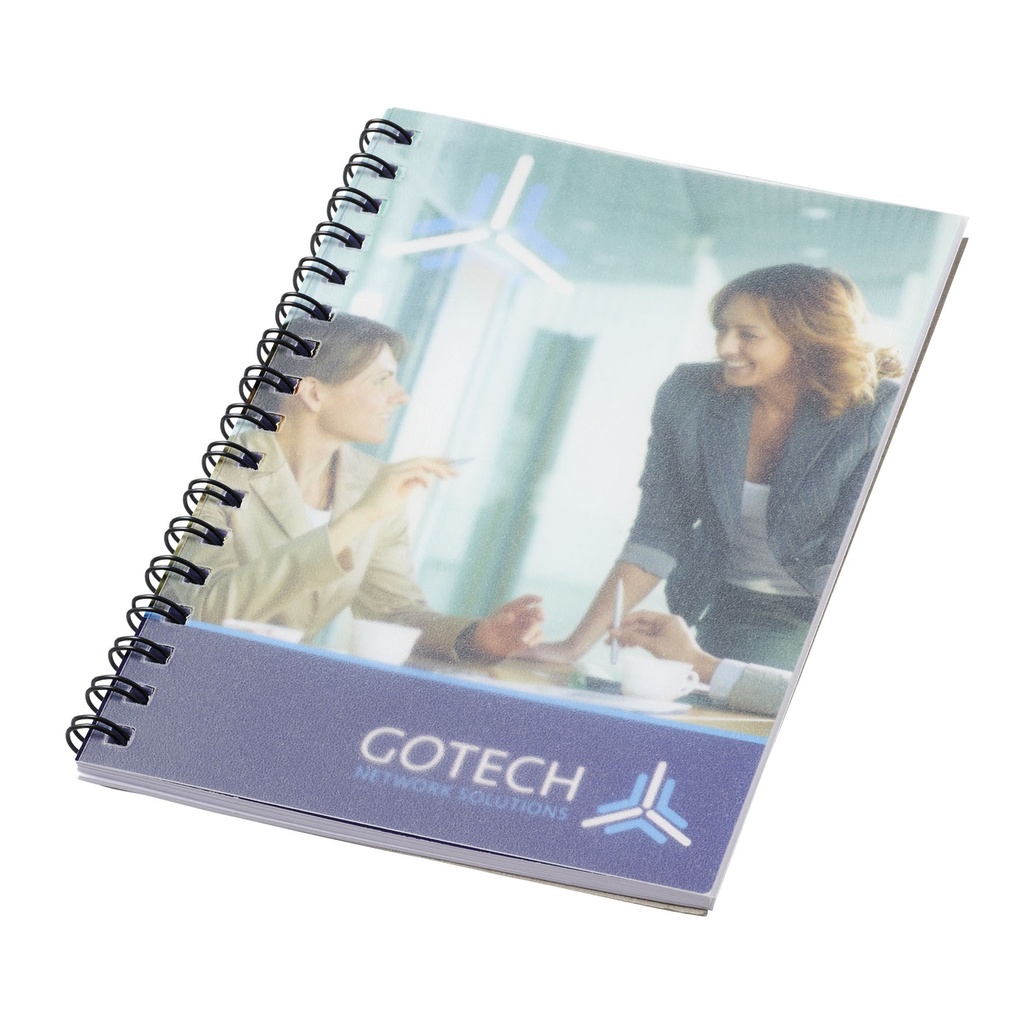 Desk-Mate® spiral A6 notebook PP cover