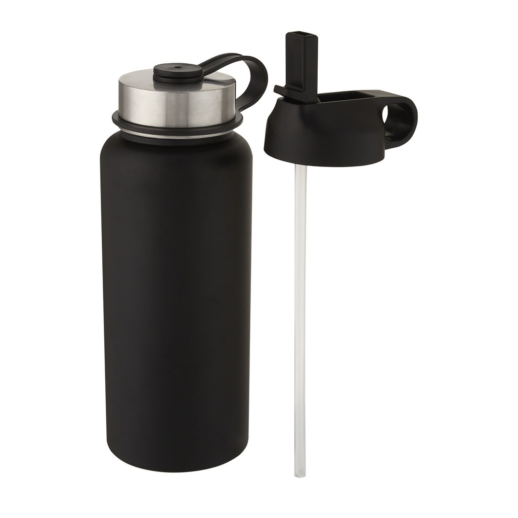 Supra 1 L copper vacuum insulated sport bottle with 2 lids