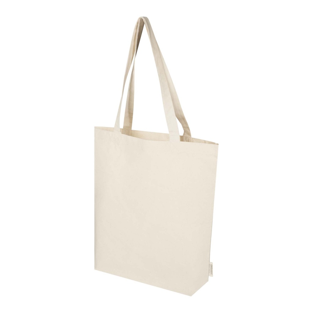 Orissa 180 g/m² organic wide bottom tote bag 11L