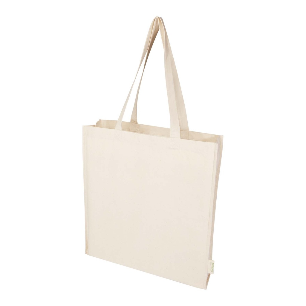 Orissa 180 g/m² organic full gusset tote bag 14L