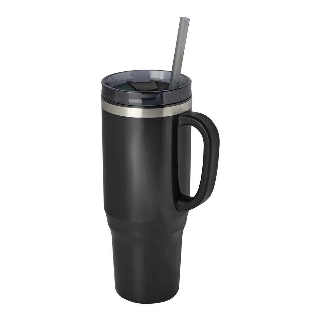 Melbourne 1200 ml RCS certified insulated tumbler with straw