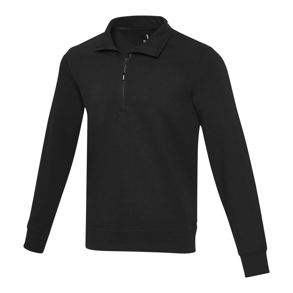 Tin unisex Aware™ recycled quarter zip sweater