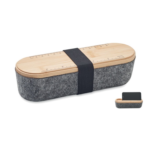 [MO2114-40] Rpet Felt Pencil Case With Lid