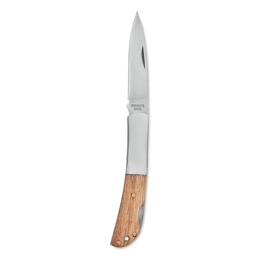 [MO2297-40] Foldable Knife In Acacia Wood