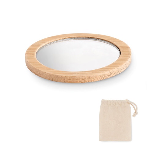 [MO6406-40] Bamboo Make-Up Mirror
