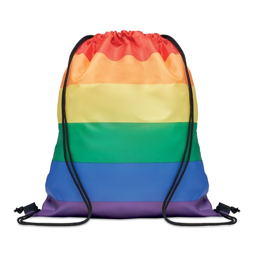 [MO6436] Rainbow Rpet Drawstring Bag