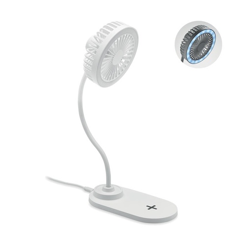 [MO6810-06] Desktop Charger Fan With Light