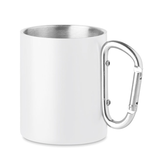 [MO6918-06] Metal Mug And Carabiner Handle