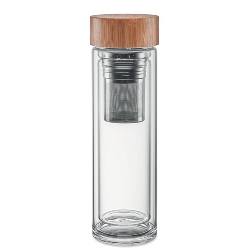 [MO9420-22] Double Wall Glass Bottle 420Ml