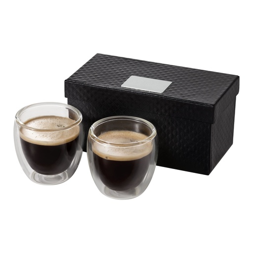 [11251100] Boda 2-piece glass espresso cup set