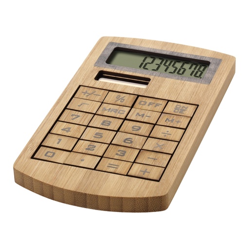 [12342800] Eugene calculator made of bamboo