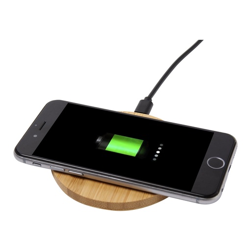 [12410500] Essence 5W bamboo wireless charging pad