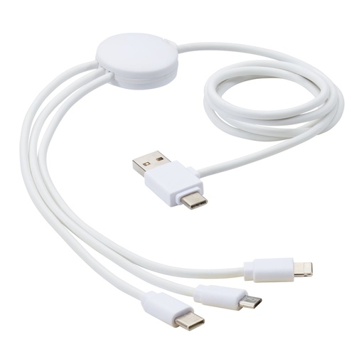 [12418401] Pure 5-in-1 charging cable with antibacterial additive