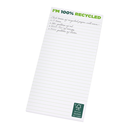 [21284012] Desk-Mate® 1/3 A4 recycled notepad
