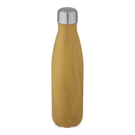 [10068306] Cove 500 ml vacuum insulated stainless steel bottle with wood print