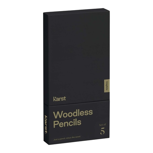 [10779382] Karst® 5-pack 2B woodless graphite pencils