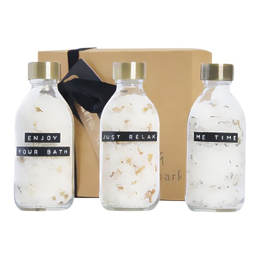 [12630601] Wellmark Just Relax 3-piece 200 ml bath salt gift set