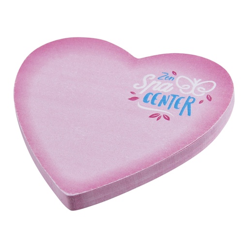 [21018301] Sticky-Mate® heart-shaped recycled sticky notes