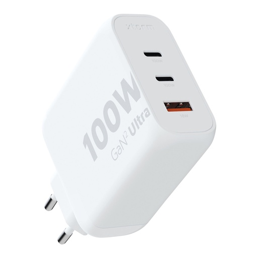 [12439201] Xtorm XEC100 GaN² Ultra 100W wall charger