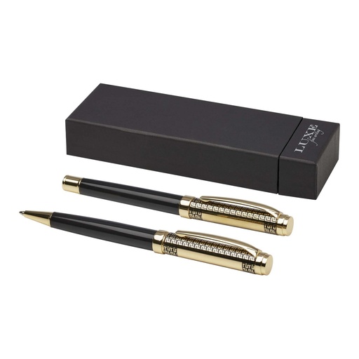 [10792414] Legato ballpoint and rollerball pen set (blue ink)