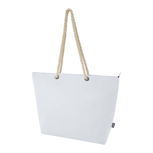 Panama GRS recycled beach cooler tote bag with cord handles 23L