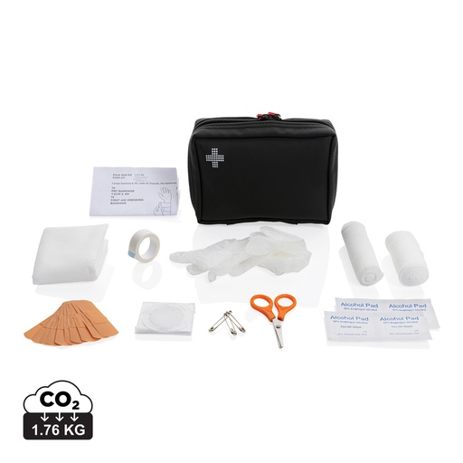 [P265.411] RCS recycled nubuck PU pouch first aid set