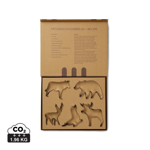 [V261012] VINGA Nordic big 5 cookie cutter 5-piece set