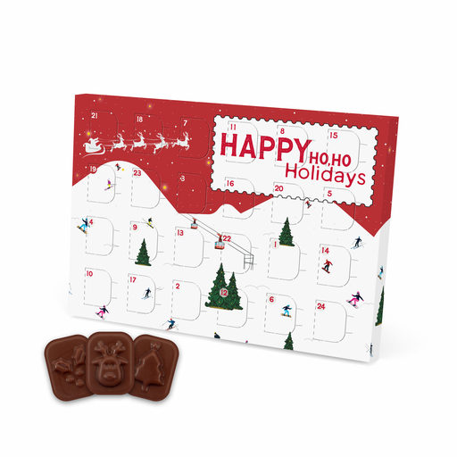 [106706] Mini Advent Calendar - Vegan Dark Chocolate - 71% Cocoa
